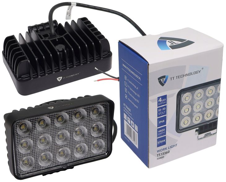 LAMPA ROBOCZA 60 LED OSRAM 60W 10-30V REFLEKTOR E9 IP68 TT.13360