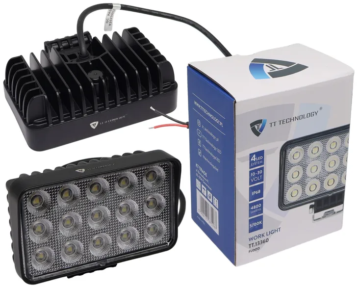 LAMPA ROBOCZA 60 LED OSRAM 60W 10-30V REFLEKTOR E9 IP68 TT.13360