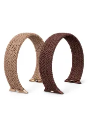 zestaw-2-paski-plecione-do-apple-watch-40-mm-41-mm-karmel-czekolada