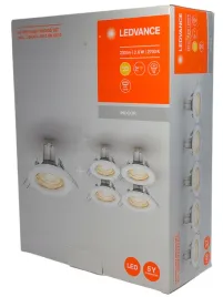 oprawa-led-ledvance-spot-set-5x26w-2700k-gu10-biala-z-zarowkami