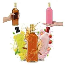 5x-butelki-szklane-na-nalewki-whisky-500ml-z-zakretka-na-alkohol-wino-05l