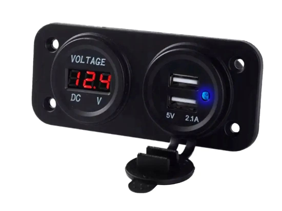 ladowarka-woltomierz-2x-usb-2a-panel-auto