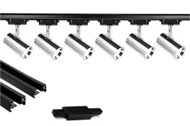 oswietlenie-szynowe-led-6x-gu10-chromowane-reflektory-szyna-czarna-2m