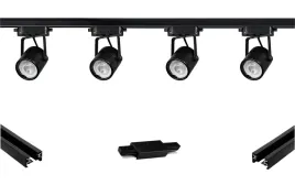 4-lampy-gu10-czarne-1-faza-2-szyny-premium-1metr