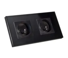 gniazdo-230v-francuskie-z-ramka-podwojne-czarne-wewnetrzne