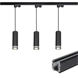 reflektory-zestaw-trzech-tub-20cm-3-fazowych-szyna-100cm-do-jadalni-kuchni