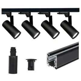 szynoprzewod-oswietlenie-szynowe-gu10-4x-reflektor-czarne-led-2m-3-fazowe