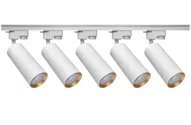 biale-reflektory-na-szynach-gu10-zloty-pierscien-zestaw-5-reflektorow