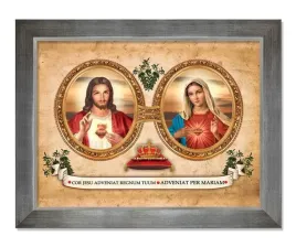 obraz-religijny-serce-jezusa-i-serce-maryi-rama-srebrna-50-cm-x-70-cm