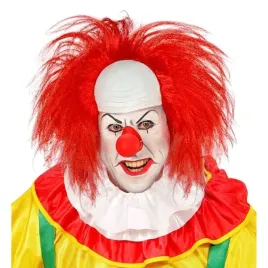 peruka-lysy-klaun-czerwony-clown-klauna-lysina