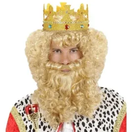 peruka-krola-z-broda-i-wasami-jaselka-krol-blond-krecone