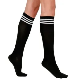 skarpety-czarne-sport-dlugie-podkolanowki-lata-80-43-45