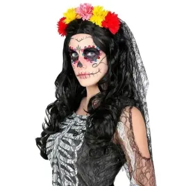 opaska-z-czarnym-welonem-i-kwiatami-los-muertos-koronka