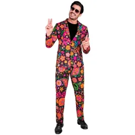 garnitur-meski-czarny-kwiaty-hipis-karnawal-zabawa-xl