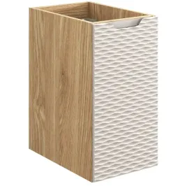bezowa-szafka-lazienkowa-wiszaca-pod-blat-30-cm-1-drzwi-front-mdf-3d-slupek
