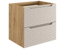bezowa-szafka-pod-umywalke-60-cm-dab-wiszaca-fronty-3d-2-szuflady-mdf