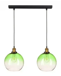 lampa-wiszaca-na-listwie-podwojna-kula-szklana-zielona