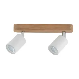 spot-top-wood-brazowy-bialy-2xgu10-oswietlenie-mieszkania-salon-pokoj-dom