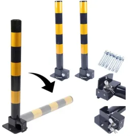 blokada-parkingowa-skladana-slupek-na-kluczyk-60-cm-stal-ocynkowana-solidna