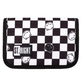 st-right-piornik-szkolny-dwuklapkowy-szachownica-chess-cats