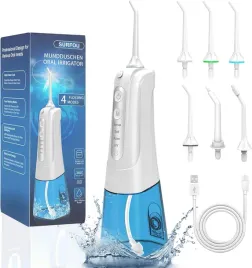 irygator-surfou-bezprzewodowy-300ml-wododoporny-usb-6-trybow-7-dysz