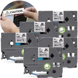 5x-tasma-tze-251-tz-251-do-brother-laminowana-biala-24mm-8m-do-ptouch