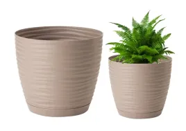 doniczka-z-podstawka-ozdobna-bezowa-107x10cm-okragla-plastikowa