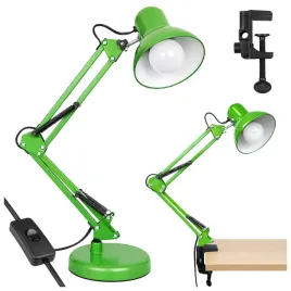 lampka-biurkowa-kreslarska-led-regulowana-szkolna-na-biurko-e27-zielona