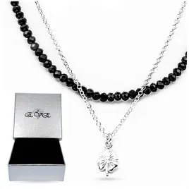 podwojny-srebrny-naszyjnik-damski-koniczynka-srebro-925-z-krysztalkami