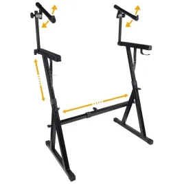 statyw-stojak-pod-keyboard-klawisze-pianino-organy-podwojny-regulowany