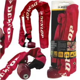 Zdjęcie produktu ZABEZPIECZENIE ROWEROWE ZAPIĘCIE DO ROWERU ŁAŃCUCH 120cm GRUBY