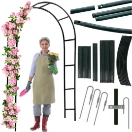 pergola-ogrodowa-luk-trejaz-na-kwiaty-i-rosliny-240cm-pelen-zestaw