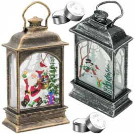 lampion-swiateczny-15cm-mikolaj-i-balwan-zestaw-x2-gratis-baterie