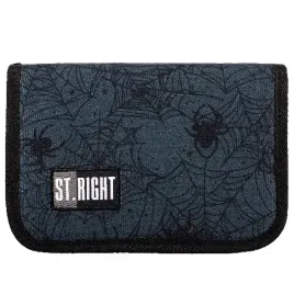 st-right-piornik-szkolny-dwuklapkowy-dla-chlopca-spider-web-czarny
