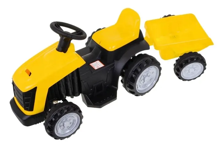 traktor-z-przyczepa-zolty-stan-nowy