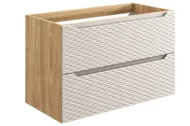bezowa-szafka-pod-umywalke-90-cm-dab-wiszaca-fronty-3d-2-szuflady-mdf
