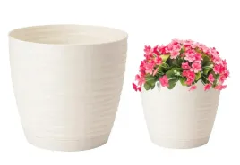 doniczka-z-podstawka-ozdobna-kremowa-19x173cm-klasyczna-plastikowa
