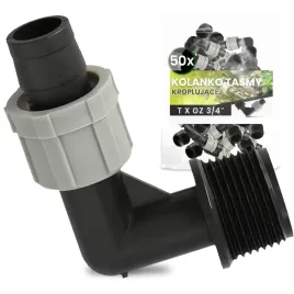 50x-kolanko-16-mmx3-4-gz-tasmy-kroplujacej-lacznik-zlacze-nawadniania