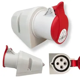 gniazdo-silowe-z-klapka-stale-32a-scienne-4p-4-bieguny-ip44-400v