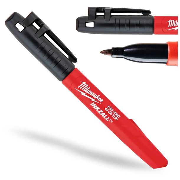 MARKER CZARNY BUDOWLANY MILWAUKEE INKZALL 1 SZT. PERNAMENTNY 48223106