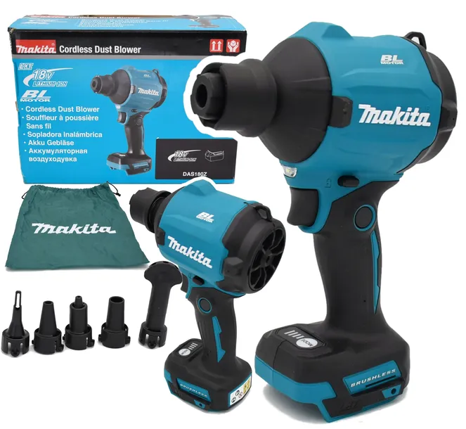 Makita DAS180Z Dmuchawa akumulatorowa Pompka 1,2 kg Bezszczotkowa
