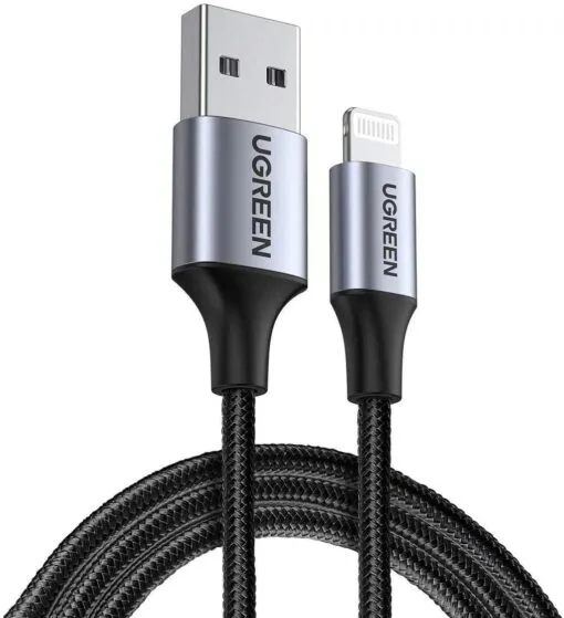 kabel-lightning-do-usb-ugreen-2-4a-us199-1m-czarny-marka-ugreen