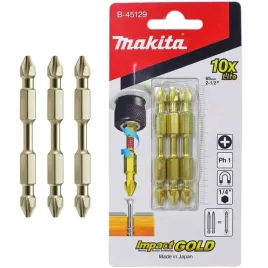 makita-bity-udarowe-ph1-65mm-gold-impact-3szt-b-45129-dlugie-dwustronne