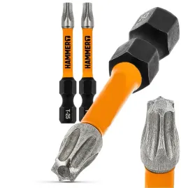 hammero-t25-torx-50mm-2-szt-przemyslowe-bity-udarowe-ze-stali-hrc59-pro