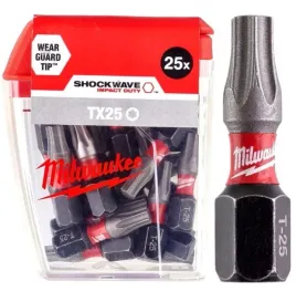bity-udarowe-milwaukee-4932430880-tx25-25mm-krotkie-25-sztuk-w-paczce