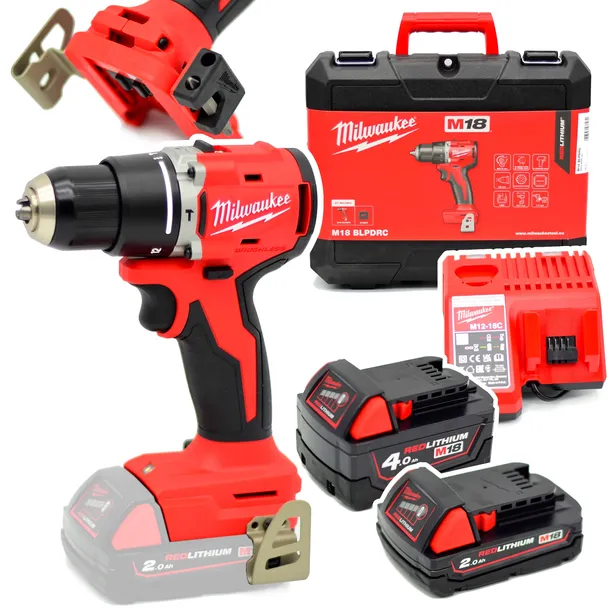 Wiertarko-wkrętarka udarowa M18 BLPDRC-422C Milwaukee 4933492825