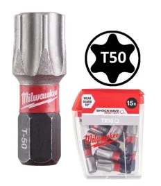 bity-udarowe-milwaukee-4932430892-tx50-25mm-krotkie-15-sztuk-w-paczce