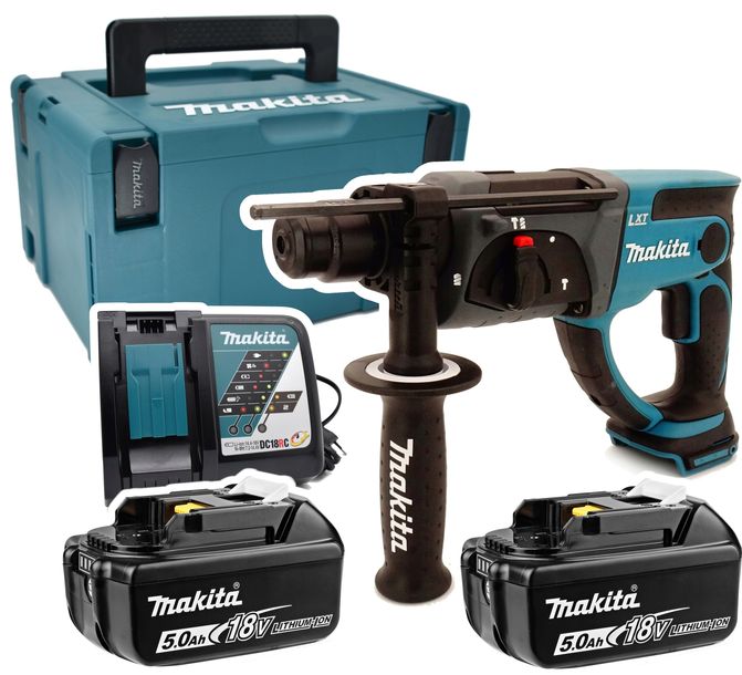 Makita DHR202RTJ Młotowiertarka Akumulatorowa sds+ wiertarka udarowa 18V