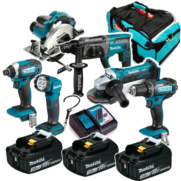 Akumulatorowy Zestaw Combo Makita DLX6068PF 18V 3X3AH lxt