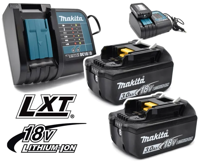 Makita DC18SD + 2x BL1830B Ładowarka + 2x akumulatory 18V Zestaw Zasilający